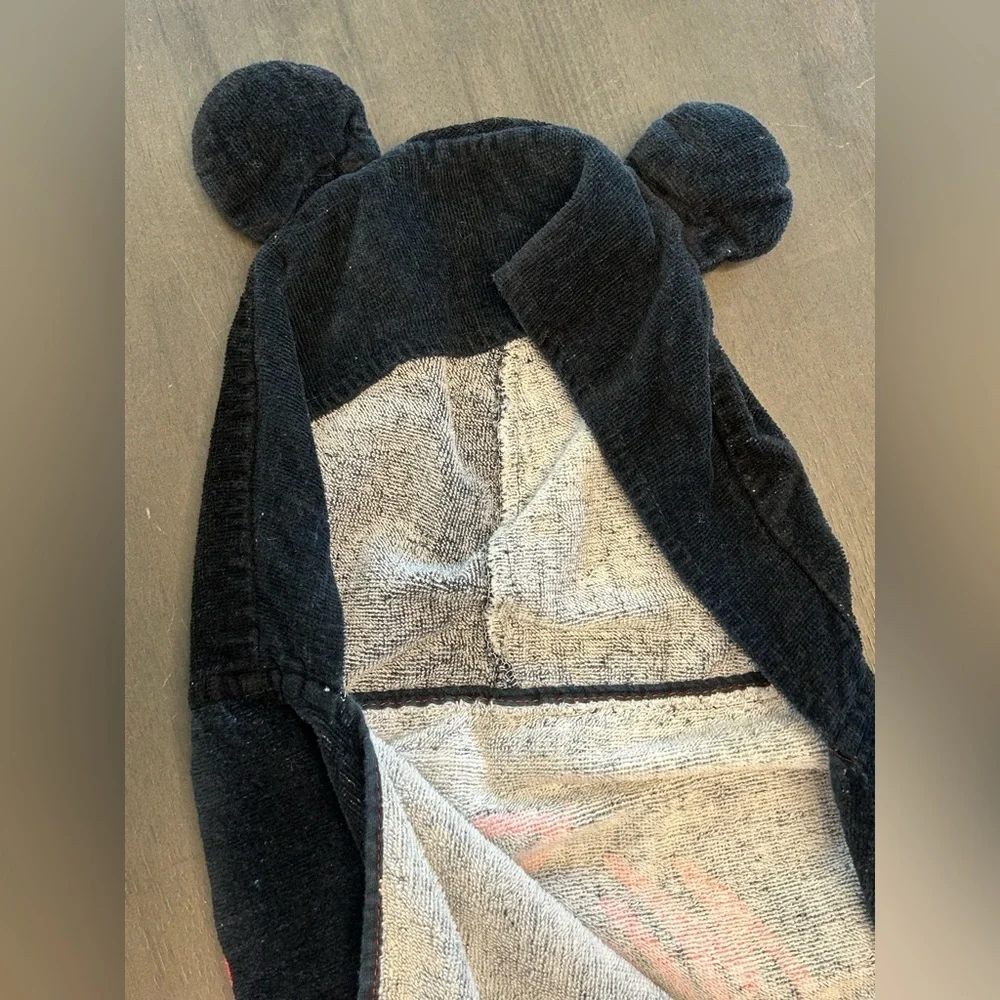 Kid’s Disney Parks Mickey Mouse hooded poncho towel coverup beach pool bath OS